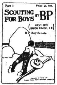 Обгортка першої книжки Пластування для хлопців, січень 1908