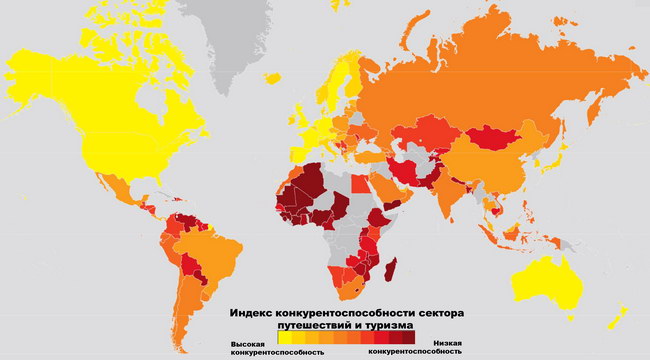 Индекс конкурентоспособности путешествий и туризма (TTCI)