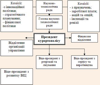 Структура організаційного управління ВІЦ