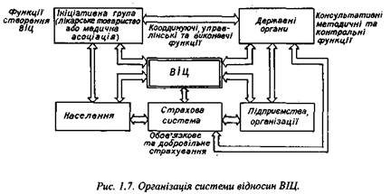 Організація системи відносин ВІЦ