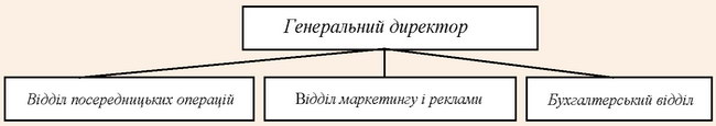 Організаційна структура турфірми