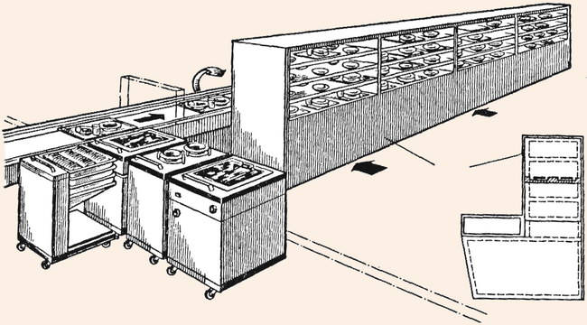 Линия комплектования, накопления и отпуска обедов ЛКНО «Эффект»