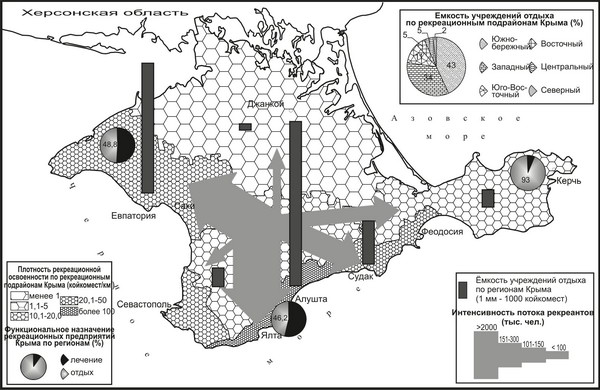 Региональное рекреационное освоение территории Крыма (1978 г.)