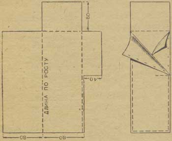 Выкройка спального мешка
