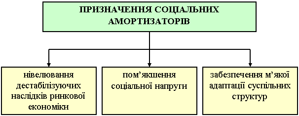 призначення соціальних амортизаторів